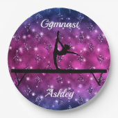 体操ビームグラム ペーパープレート (正面)