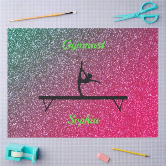 体操ビームスイカきらめき 薄葉紙 (クラフト)