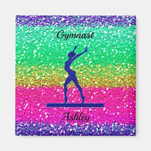 体操ビームスパークル マグネット (正面)