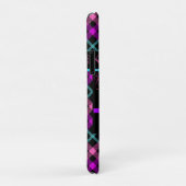 体操ビームピンクパープルティール(緑がかった色)タータンチェック Case-Mate iPhoneケース (裏面/右)