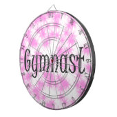 体操ピンクと白 ダーツボード (正面右)