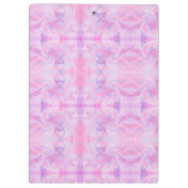 体操ピンクと紫のクリップボード クリップボード (裏面)