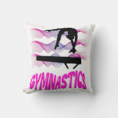 体操ピンクと紫のバランスビーム クッション (正面)