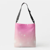 体操ピンク4フォト勇気付けられる クロスボディバッグ (裏面)