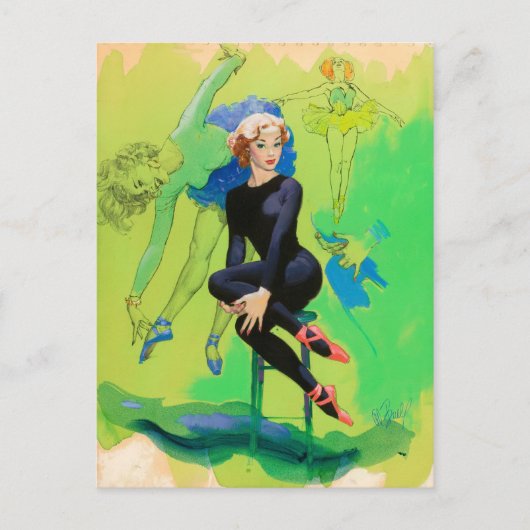 体操ピンナップ ポストカード (正面)