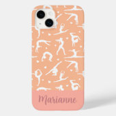 体操ピーチ名前をカスタムする 女の子らし Case-Mate iPhoneケース (裏面)