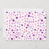 体操フォトガールスターズバースデーパーティー 招待状 (裏面)