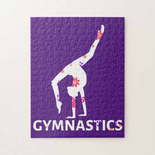 体操フラワーパワーハンドスタンド ジグソーパズル (縦)