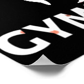 体操フラワーパワーハンドスタンド ポスター (角)