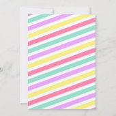 体操フリップタンブルジャンプ誕生日招待状 招待状 (裏面)