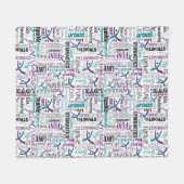 体操フルキルト フリースブランケット (正面(横))