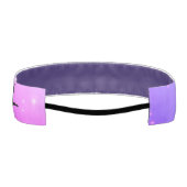 体操フロアルーチンパープルピンクヘッドバンド アスレチックヘッドバンド (裏面)