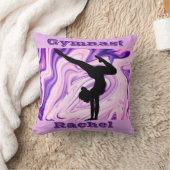 体操フロア、梁、ヴォールト、バーカスタム紫 クッション (ブランケット)