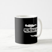 体操フロントレバープランシュエクササイズ通り コーヒーマグカップ (正面右)