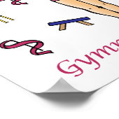 体操プリンセス ポスター (角)