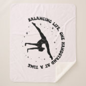 体操ホームデコールでバランスのとれた生活 シェルパブランケット (正面)