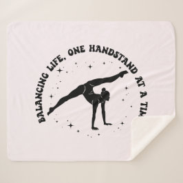 体操ホームデコールでバランスのとれた生活 シェルパブランケット