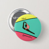 体操ボタンが大好き 缶バッジ (正面&裏面)