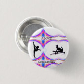 体操ボタンが大好き 缶バッジ (正面&裏面)