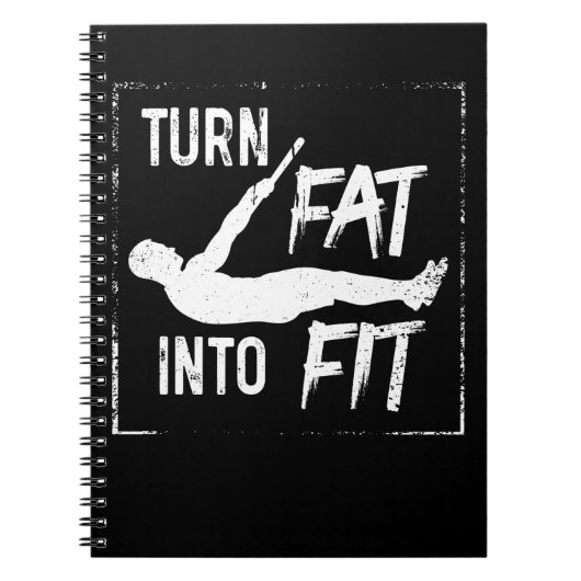 体操ボディウェイトトレーニング引用文 ノートブック (正面)