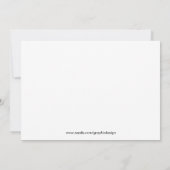 体操ボーイコンペティション（黒） 招待状 (裏面)