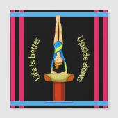 体操ボールトライフが逆さまに向上 (正面)