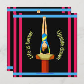 体操ボールトライフが逆さまに向上 (正面/裏面)