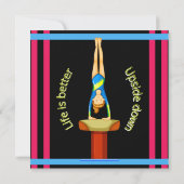 体操ボールトライフが逆さまに向上 (裏面)