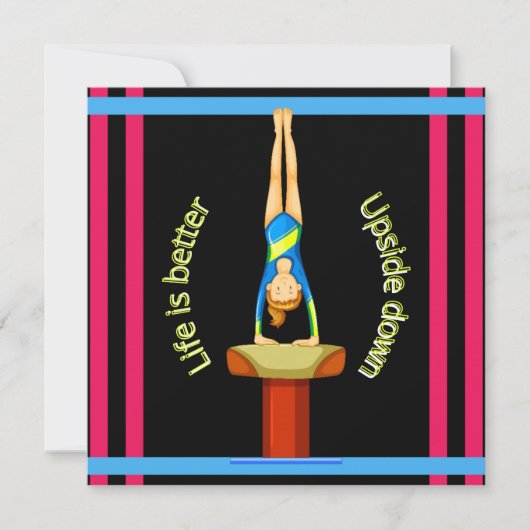 体操ボールトライフが逆さまに向上 (正面)