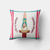 体操ボールトライフが逆さまに向上 クッション (裏面)