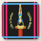 体操ボールトライフが逆さまに向上 コースター (正面)