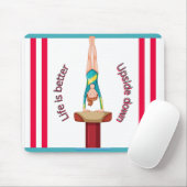 体操ボールトライフが逆さまに向上 マウスパッド (マウス)