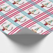 体操ボールトライフが逆さまに向上 ラッピングペーパー (角)