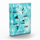 体操ボールト、バー、梁、床カスタム フォトブロック (左)