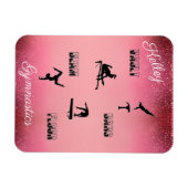 体操ボールト、バー、梁、床カスタム マグネット (横)