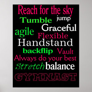 体操ポスターガールズルーム ポスター