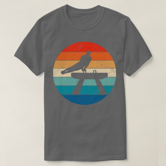 体操ポンメルホース Tシャツ (デザイン正面)