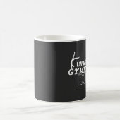体操ママの誇り、体操愛好家 コーヒーマグカップ (中央)