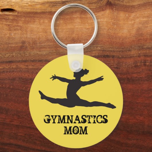 体操ママキーチェーン キーホルダー (正面)