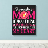 体操ママ キャンバスプリント (インサイチュ (ウッドフロア))