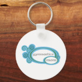 体操ママ キーホルダー (正面)