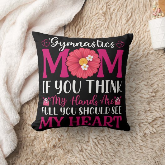 体操ママ クッション (ブランケット)