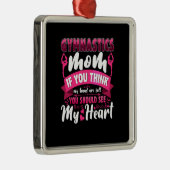 体操ママ メタルオーナメント (右)