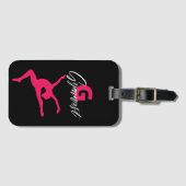 体操モノグラムGは体操向け ラゲッジタグ (正面横)