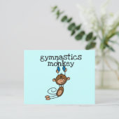 体操モンキー ポストカード (スタンド正面)