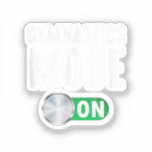 体操モードオン体操クールアスリートコーチ シール (正面)