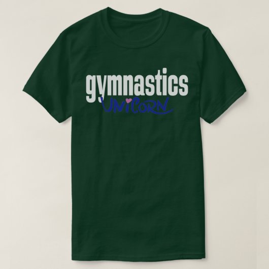 体操ユニコーン体操選手ライフ1 Tシャツ (デザイン正面)