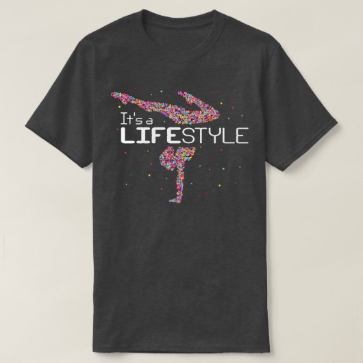 体操ライフスタイル体操トレーナー Tシャツ (デザイン正面)