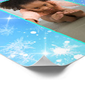 体操ライフパーソナライズされたパステル名&4写真 ポスター (角)