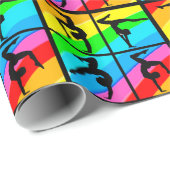 体操ラッかわいらしピング紙 ラッピングペーパー (ロールコーナー)